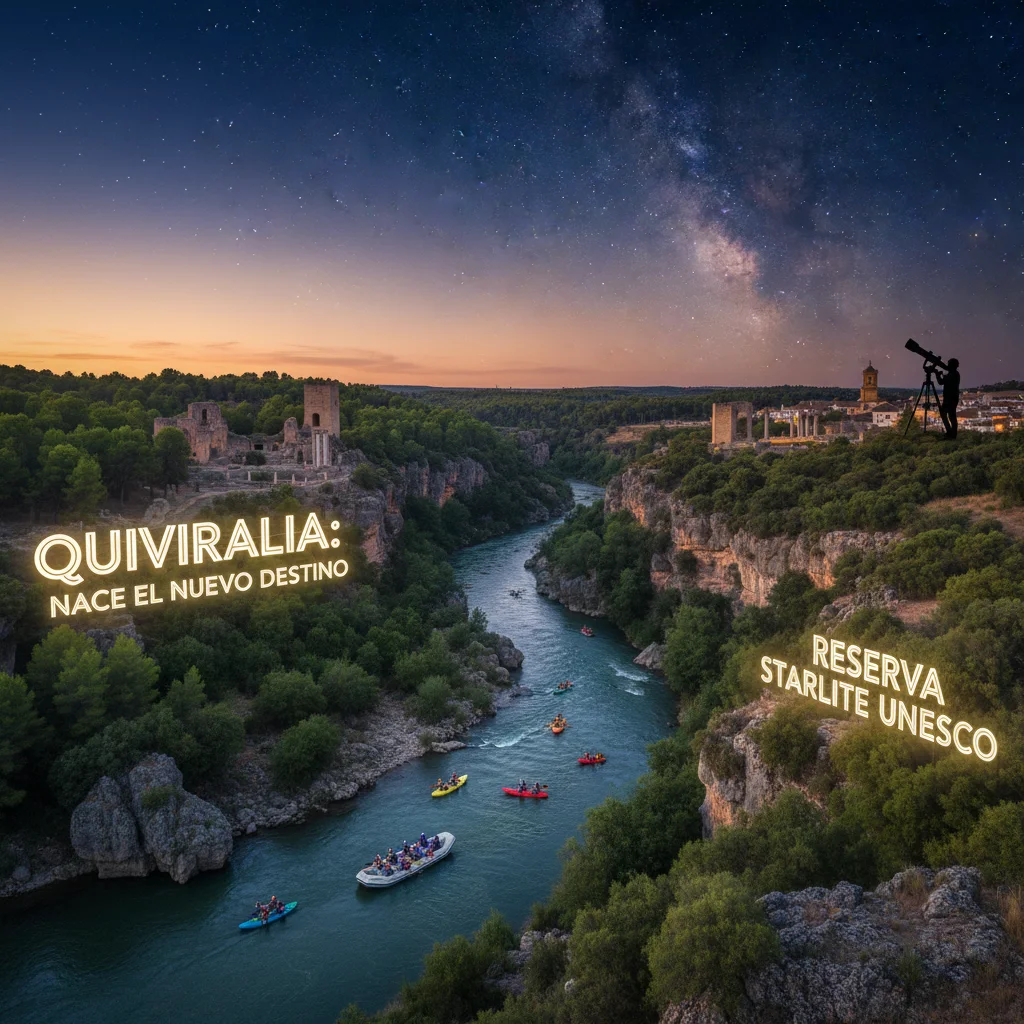 Aerial view of the Alto Guadalquivir river